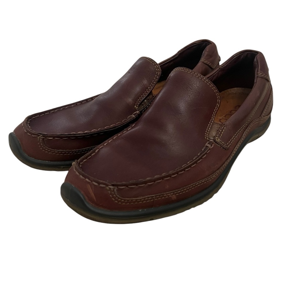 Ecco Brown Men's Leather Loafers